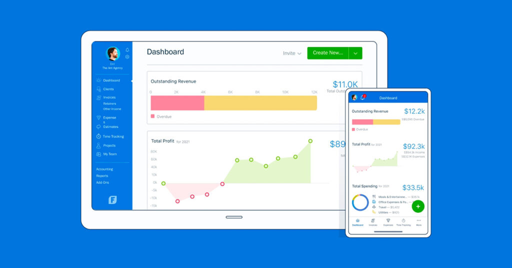 imagen ilustrativo del software FRESHBOOKS