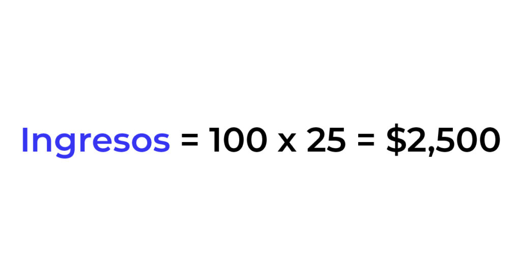 calculo de ingresos