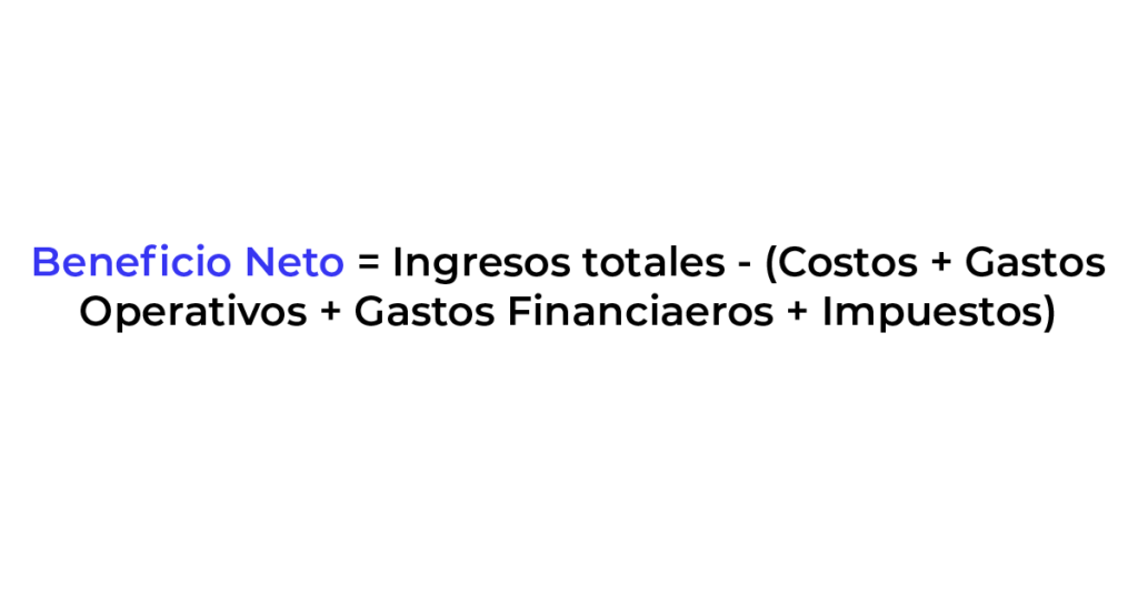 formula para calcular el margen de beneficios