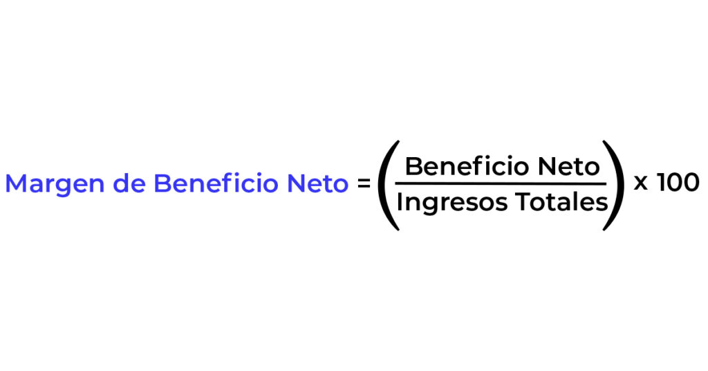 formula margen de beneficio neto